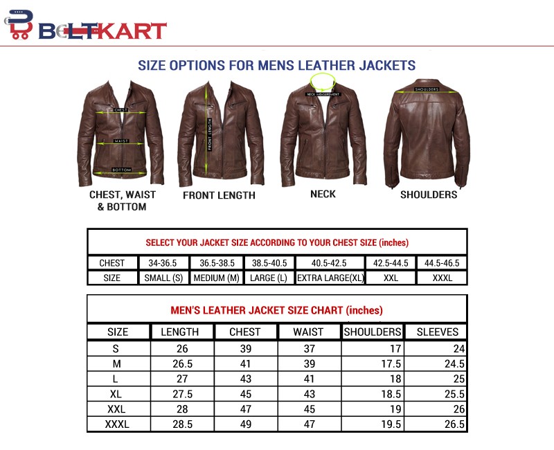 Slim Fit Suit Size Chart