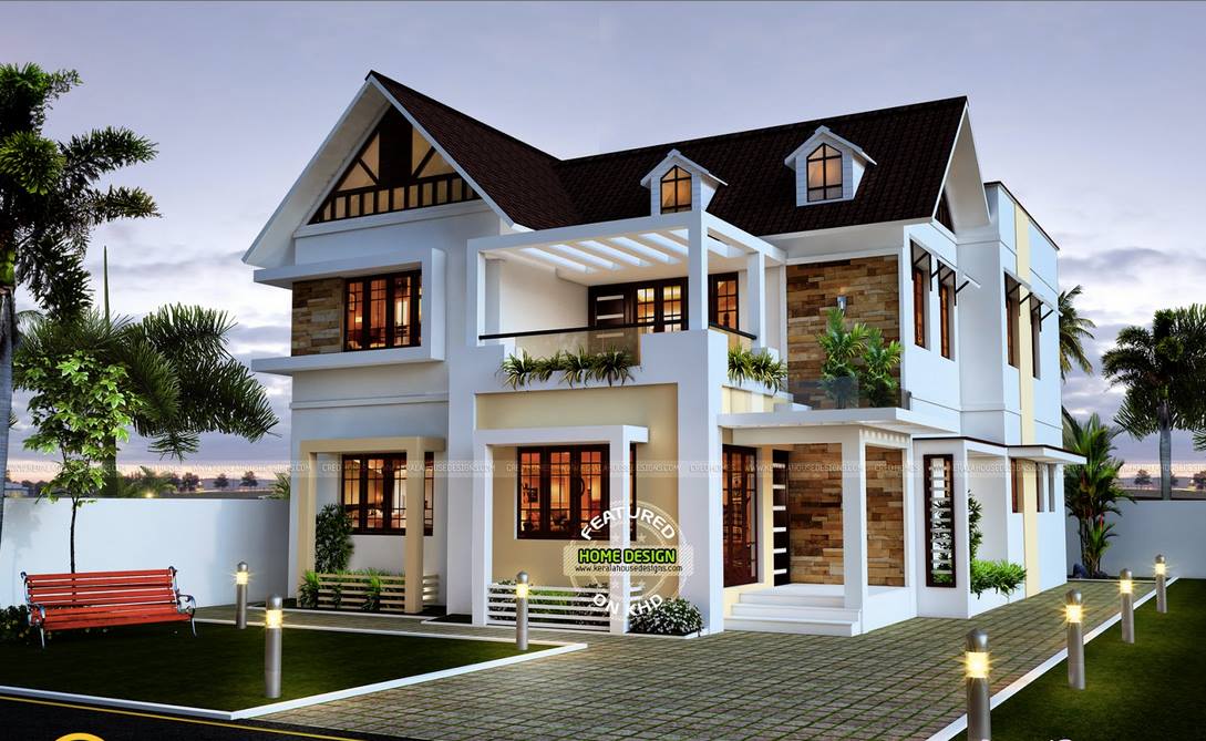 28 Sloped Roof Bungalow Font Elevations Collection 1 Happho