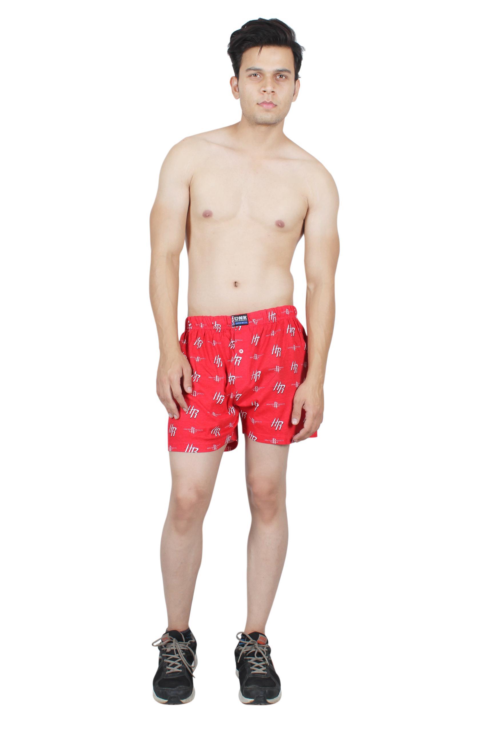 Houston Rockets Men's Cotton Kneeted Boxer Shorts eBay